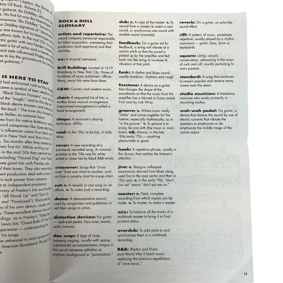 The Birth Of Rock & Roll Piano Vocal Guitar Sheet Music Paperback 1991 - Picture 6 of 9